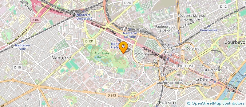 localisation de l'entreprise MONSIEUR GILLES ROLLAND  NANTERRE