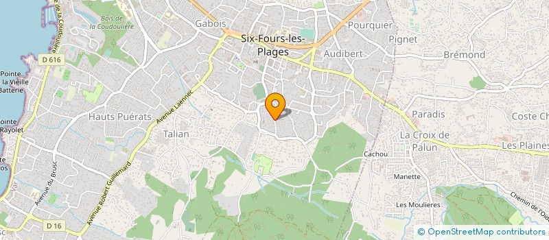 localisation de l'entreprise MONSIEUR GILLES ROLLAND à SIX-FOURS-LES-PLAGES