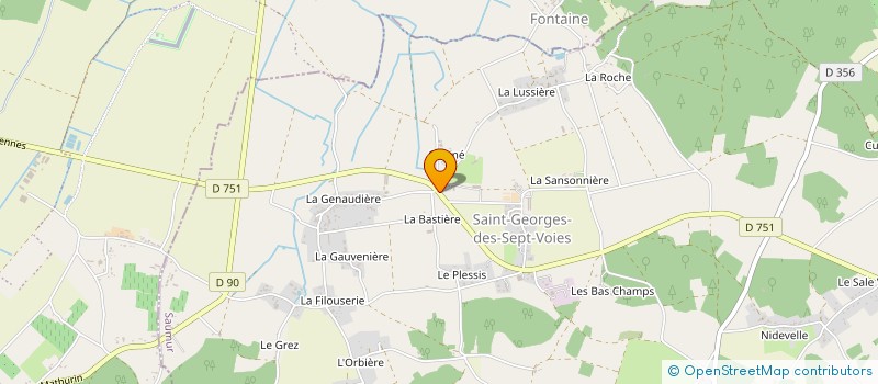 localisation de l'entreprise MONSIEUR GILLES ROLLAND  GENNES-VAL-DE-LOIRE