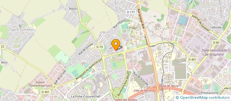 localisation de l'entreprise MONSIEUR GILLES ROLLET à CAEN