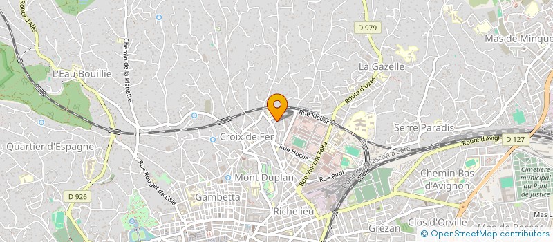 localisation de l'entreprise MONSIEUR GILLES ROLLET  NIMES