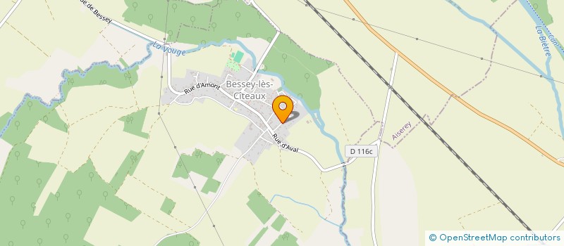 localisation de l'entreprise MONSIEUR GILLES ROMAIN  BESSEY-LES-CITEAUX