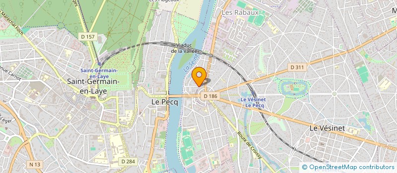 localisation de l'entreprise MONSIEUR GILLES ROMIGUIERE  LE PECQ