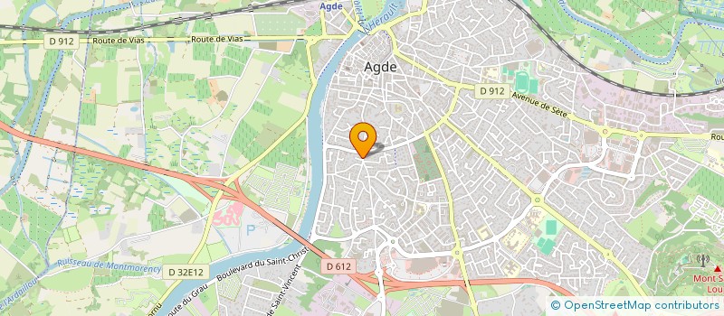 localisation de l'entreprise MONSIEUR GILLES RONGIER  AGDE
