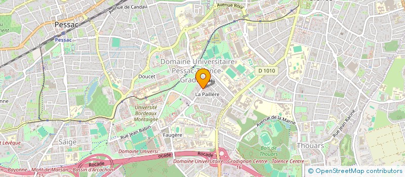 localisation de l'entreprise MONSIEUR GILLES ROSINE à PESSAC