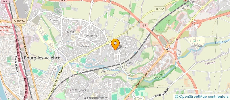 localisation de l'entreprise MONSIEUR GILLES ROUBY à BOURG-LES-VALENCE