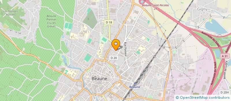 localisation de l'entreprise MONSIEUR GILLES ROUGON à BEAUNE