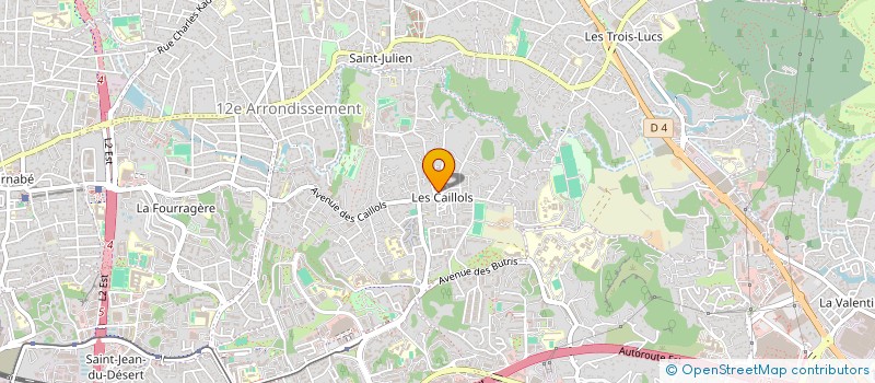 localisation de l'entreprise MONSIEUR GILLES ROUGON  MARSEILLE