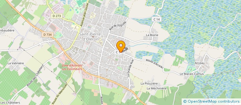 localisation de l'entreprise MONSIEUR GILLES ROUSSEAU à SAINT-PIERRE-D'OLERON