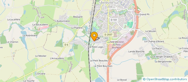 localisation de l'entreprise MONSIEUR GILLES ROUSSEAU  BELLEVIGNY