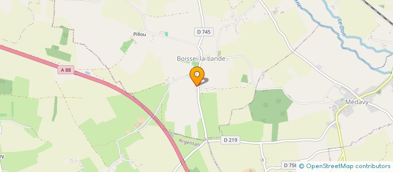 localisation de l'entreprise MONSIEUR GILLES ROUSSEL à BOISSEI-LA-LANDE