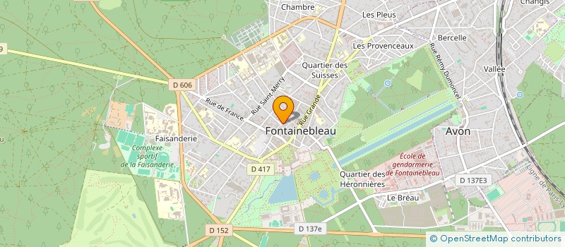 localisation de l'entreprise MONSIEUR GILLES ROUSSELIER à FONTAINEBLEAU