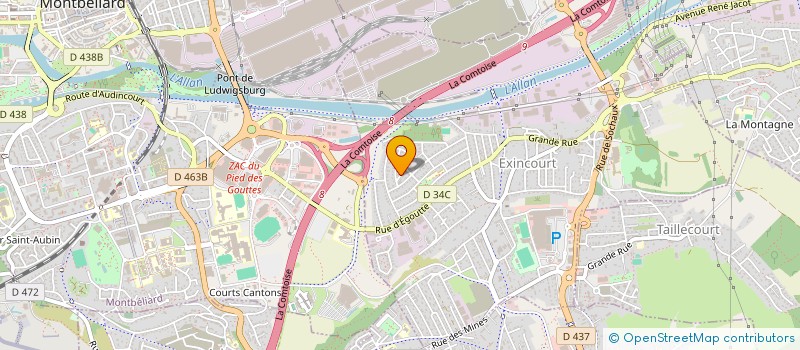 localisation de l'entreprise MONSIEUR GILLES ROUSSY  EXINCOURT