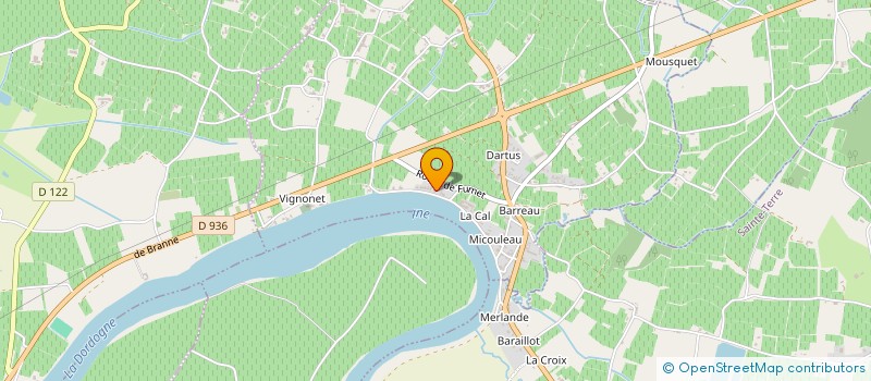 localisation de l'entreprise MONSIEUR GILLES ROUX  VIGNONET