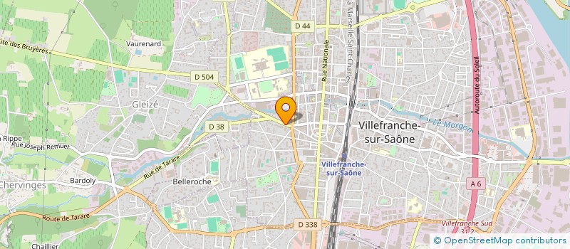 localisation de l'entreprise MONSIEUR GILLES ROUX à VILLEFRANCHE-SUR-SAONE