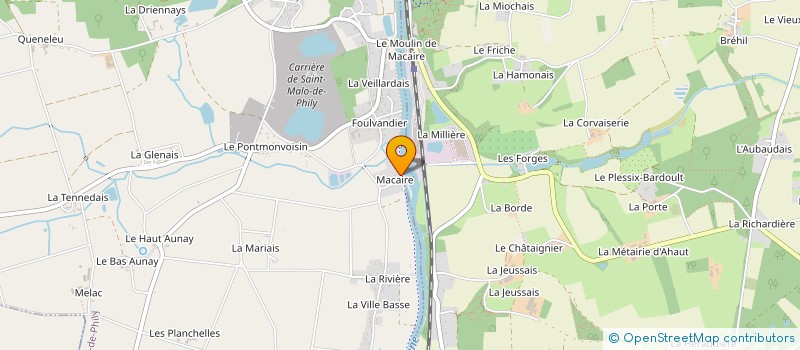 localisation de l'entreprise MONSIEUR GILLES ROUXEL  SAINT-MALO-DE-PHILY