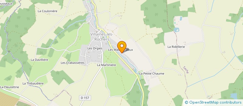 localisation de l'entreprise MONSIEUR GILLES ROY à VILLAINES-LES-ROCHERS