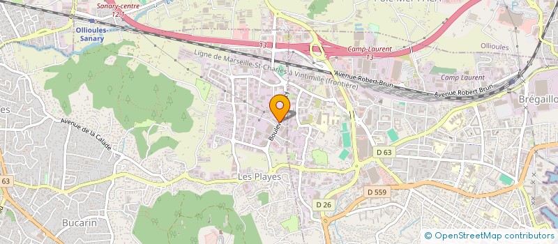 localisation de l'entreprise MONSIEUR GILLES ROY à SIX-FOURS-LES-PLAGES