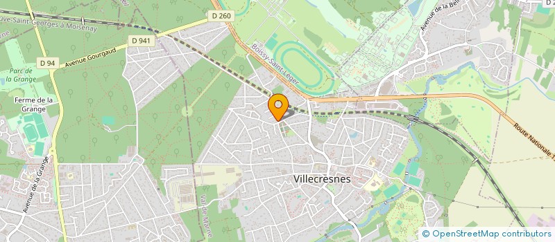 localisation de l'entreprise MONSIEUR GILLES ROY à VILLECRESNES