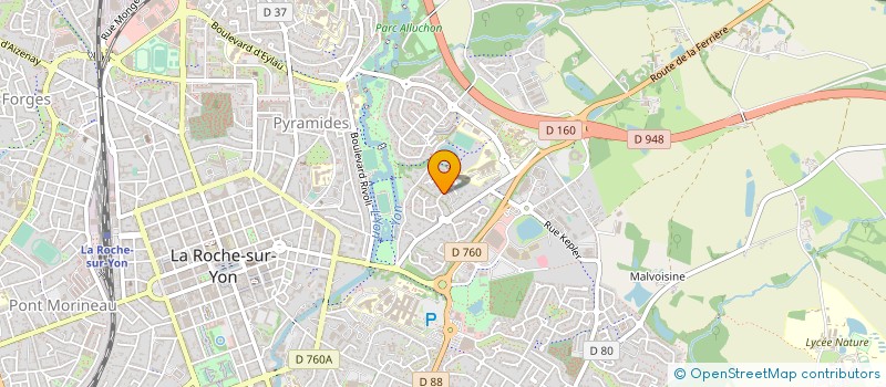 localisation de l'entreprise MONSIEUR GILLES ROY à LA ROCHE-SUR-YON