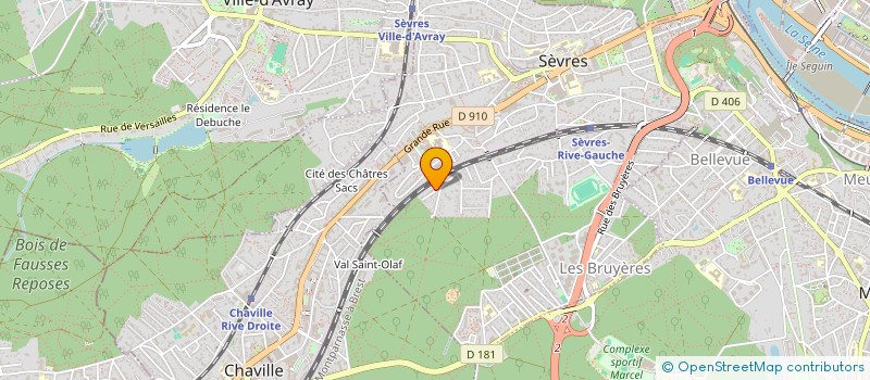 localisation de l'entreprise MONSIEUR GILLES RUCHLEJMER à SEVRES