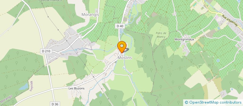 localisation de l'entreprise MONSIEUR GILLES RUELLE  MOSLINS