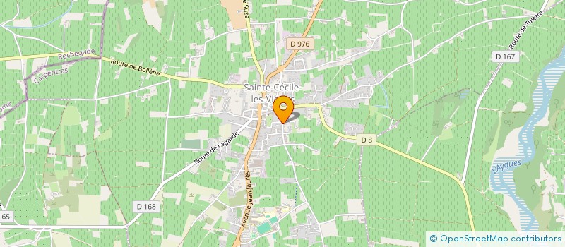 localisation de l'entreprise MONSIEUR GILLES RUFFIN  SAINTE-CECILE-LES-VIGNES