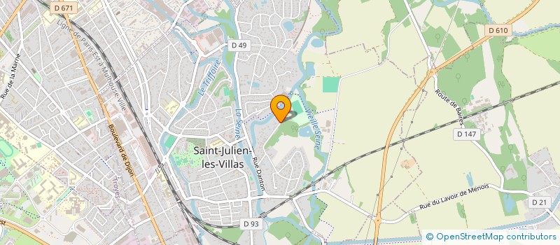 localisation de l'entreprise MONSIEUR GILLES RUIN à SAINT-JULIEN-LES-VILLAS