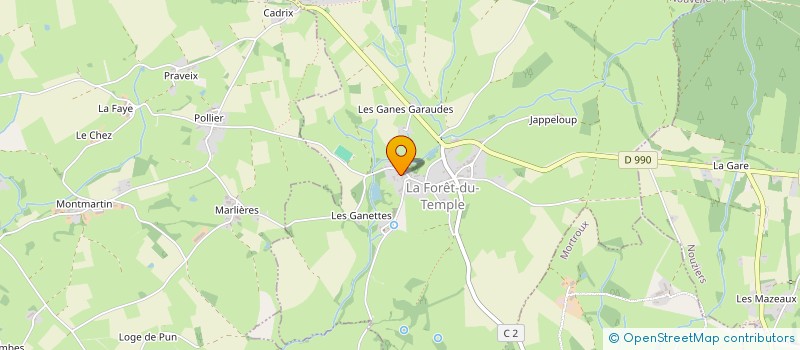 localisation de l'entreprise MONSIEUR GILLES RUSSIER à LA FORET-DU-TEMPLE