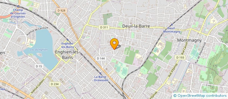 localisation de l'entreprise MONSIEUR GILLES SABAH à DEUIL-LA-BARRE