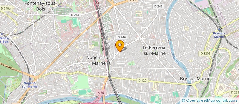 localisation de l'entreprise MONSIEUR GILLES SAFFAR à LE PERREUX-SUR-MARNE