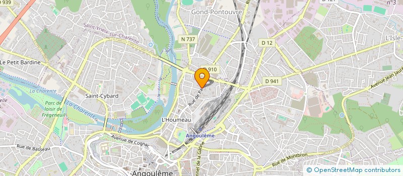 localisation de l'entreprise MONSIEUR GILLES SAFFORES à ANGOULEME