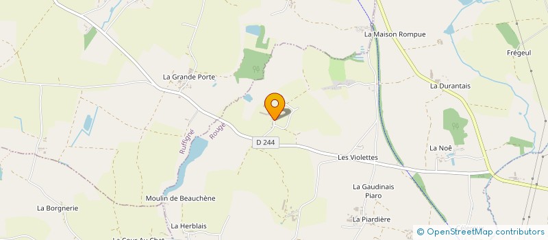 localisation de l'entreprise MONSIEUR GILLES SAFFRAY à ROUGE