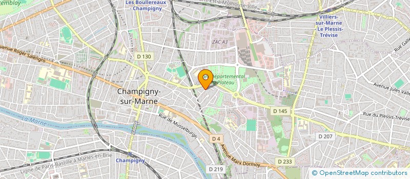 localisation de l'entreprise MONSIEUR GILLES SAGOT à CHAMPIGNY-SUR-MARNE