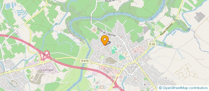 localisation de l'entreprise MONSIEUR GILLES SAINT PIERRE à GIGNAC