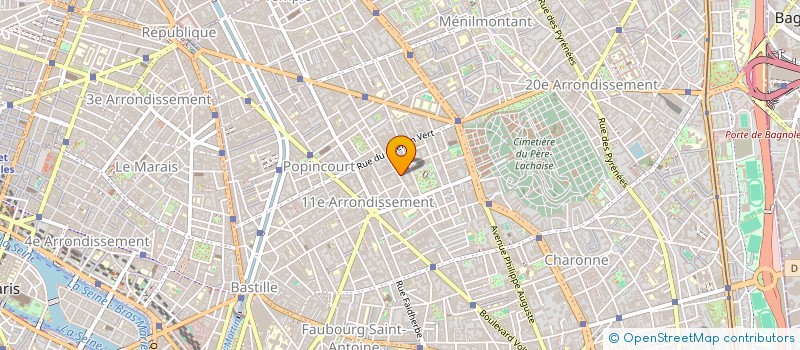 localisation de l'entreprise MONSIEUR GILLES SAINTE-ROSE FANCHINE  PARIS