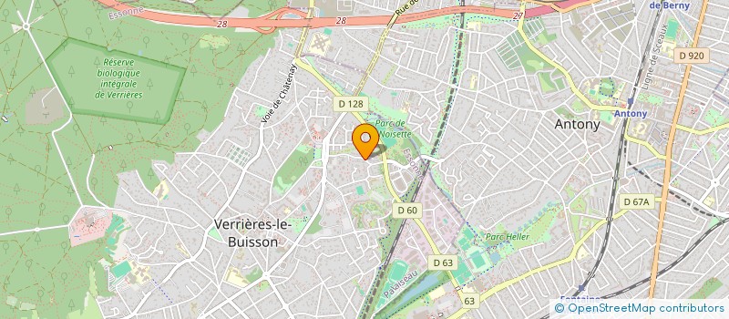 localisation de l'entreprise MONSIEUR GILLES SAINTILAN à VERRIERES-LE-BUISSON