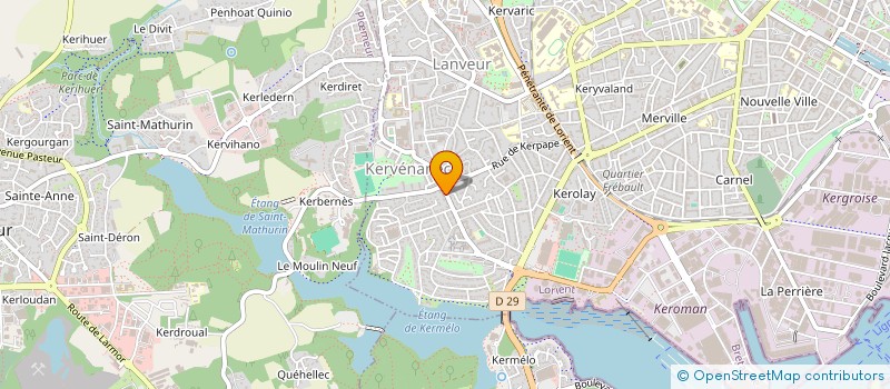 localisation de l'entreprise MONSIEUR GILLES SALAHUN  LORIENT