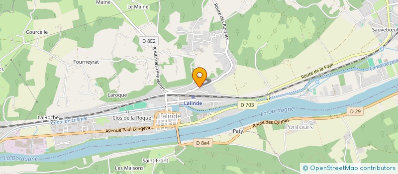 localisation de l'entreprise MONSIEUR GILLES SALAVERT à PONTOURS