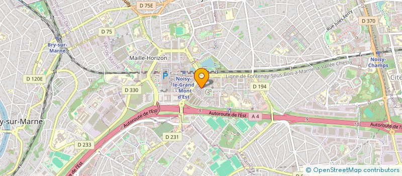 localisation de l'entreprise MONSIEUR GILLES SALZSTEIN  NOISY-LE-GRAND