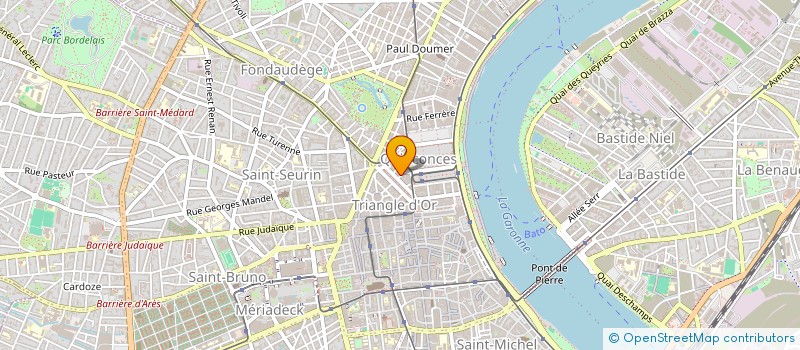 localisation de l'entreprise MONSIEUR GILLES SAMMARCELLI  BORDEAUX