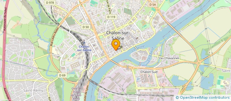 localisation de l'entreprise MONSIEUR GILLES SASSOT à CHALON-SUR-SAONE
