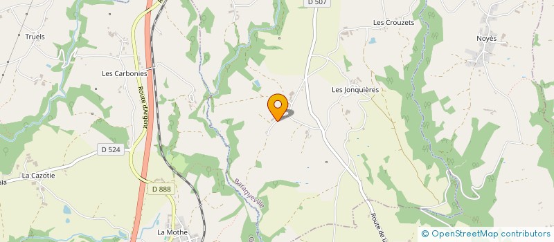 localisation de l'entreprise MONSIEUR GILLES SATURNIN  MOYRAZES