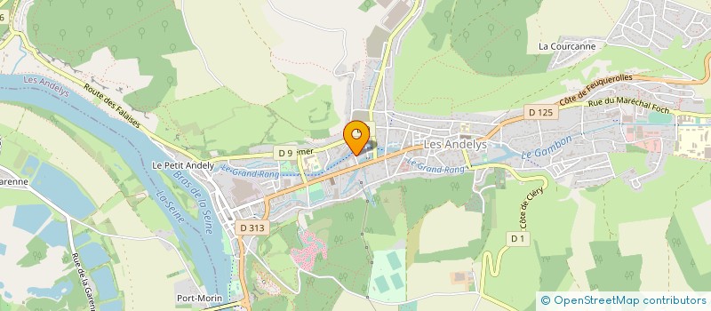 localisation de l'entreprise MONSIEUR GILLES SAUSSIER  LES ANDELYS