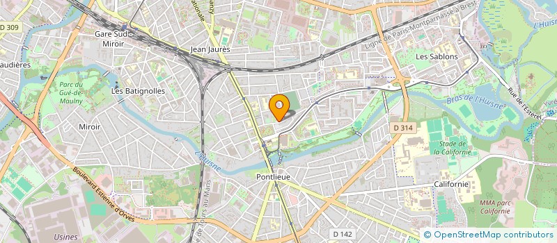 localisation de l'entreprise MONSIEUR GILLES SAUVAGNAC  LE MANS