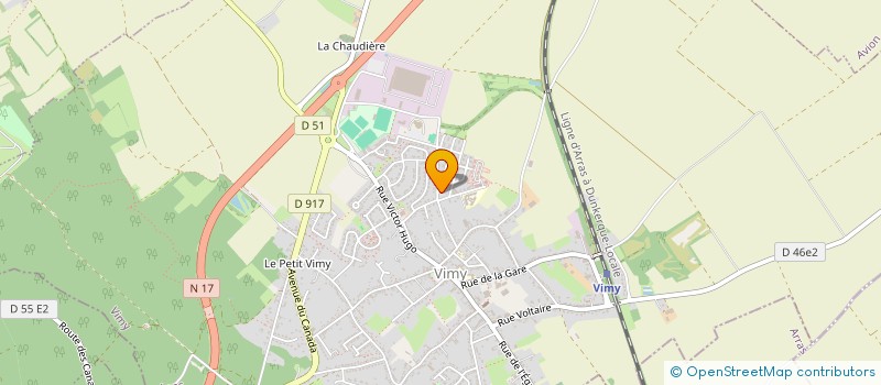 localisation de l'entreprise MONSIEUR GILLES SAVARY  VIMY