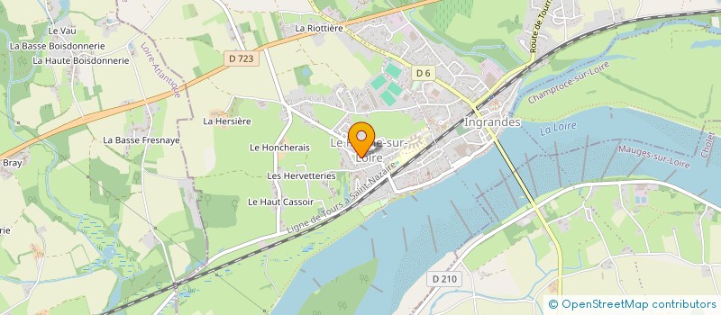 localisation de l'entreprise MONSIEUR GILLES SAVARY DE BEAUREGARD  INGRANDES-LE-FRESNE-SUR-LOIRE