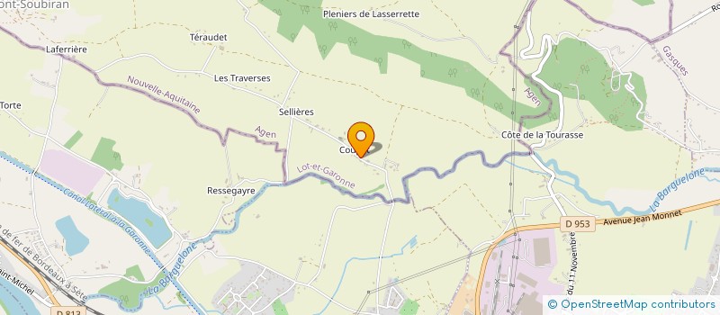 localisation de l'entreprise MONSIEUR GILLES SAVY à CLERMONT-SOUBIRAN