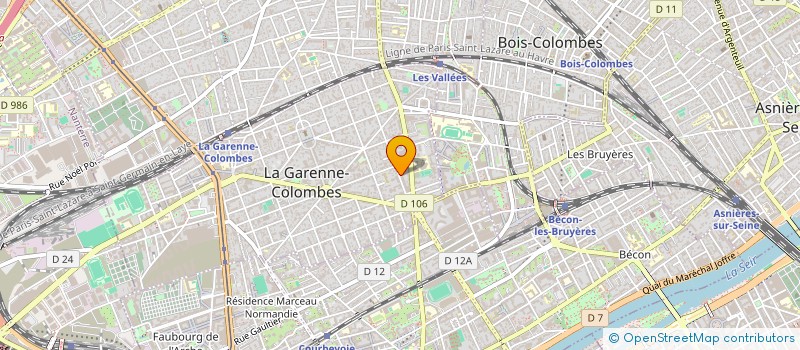 localisation de l'entreprise MONSIEUR GILLES SCHALLER à LA GARENNE-COLOMBES