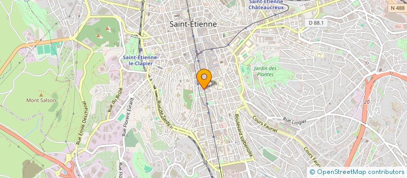 localisation de l'entreprise MONSIEUR GILLES SCHMITT à SAINT-ETIENNE